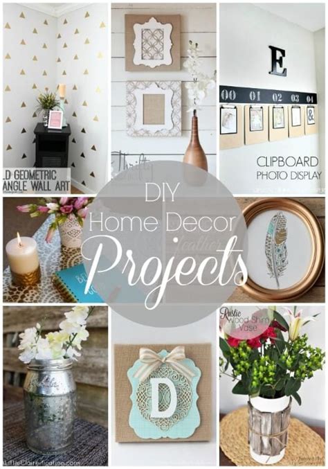 20 Diy Home Decor Projects Link Party Features I Heart Nap Time