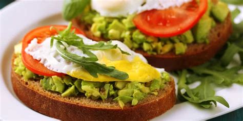 Toasted Bread With Avocado And Egg Calories Decorative Journals