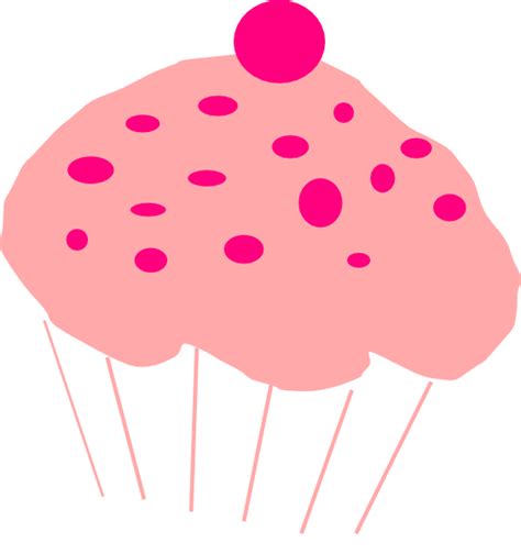 Pink Cupcake Clip Art At Vector Clip Art Online Royalty