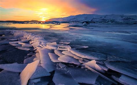 Sunset Iceland Wallpapers Wallpaper Cave
