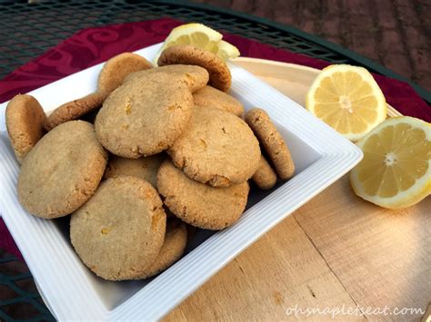 Easy Lemon Cookies Paleo Plant Based Vegan Oh Snap Let S Eat