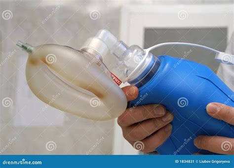 The Equipment For Artificial Respiration Stock Image Image 1834831