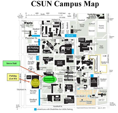 California State University Campus Map