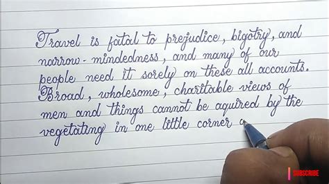 Handwriting Beautiful Handwriting Clean And Simple Writing Youtube