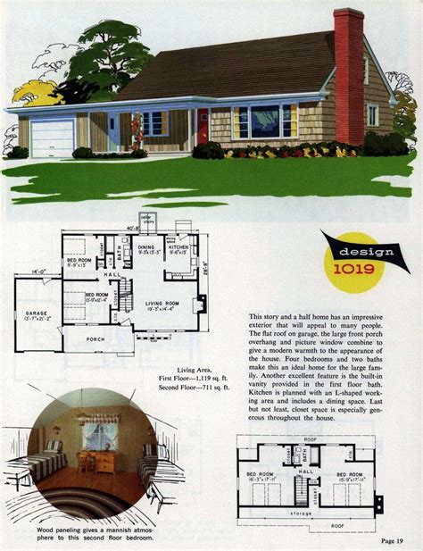 See 125 Vintage 60s Home Plans Used To Design Build Millions Of Mid