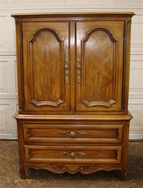 Wood is very popular material for making dressers. Title..... Solid WOOD Tall Boy DRESSER ARMOIRE 3 Lg ...