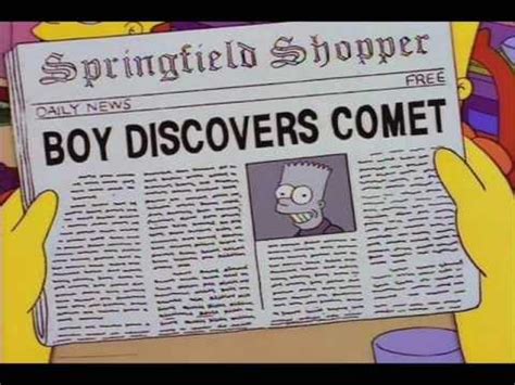 Children newspaper written by teachers. Newspaper Headlines from The Simpsons - YouTube