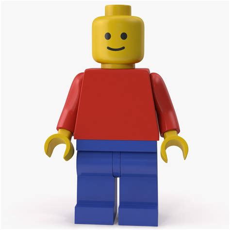 Lego Minifigure 3d Model 29 3ds Fbx Obj Max Free3d