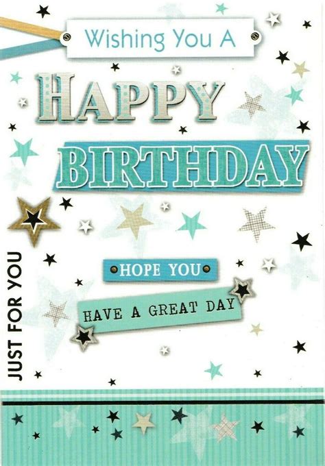 Happy birthday images for men best of keep calm and happy birthday man poster. male open happy birthday card general birthday greeting ...