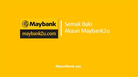 Semakan asb online baki dan penyata melalui portal myasnb. Cara Semak Baki Akaun Maybank2u Online Banking