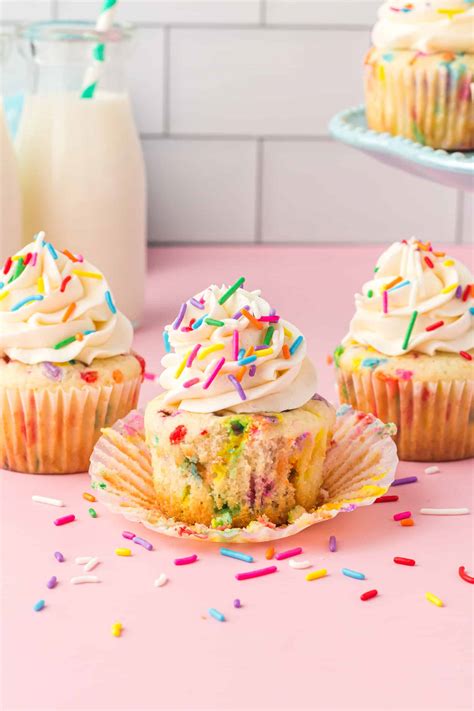 easy homemade funfetti cupcake recipe happiness is homemade