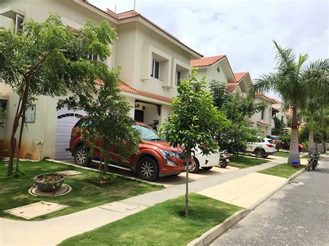 3 Bhk 2200 Sq Ft Adarsh Palm Retreat Villas Villa For Sale In Bellandur