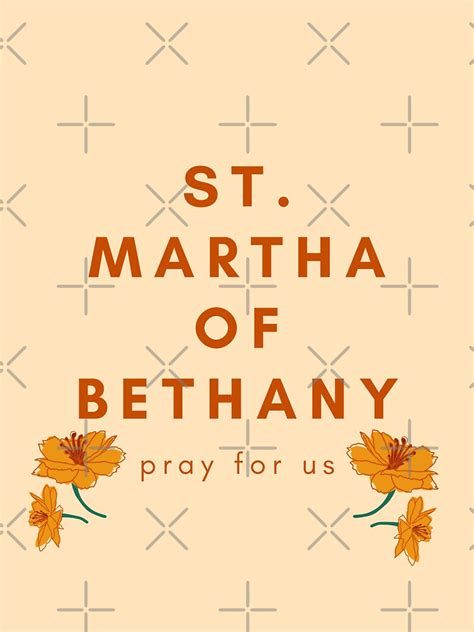 St Martha Of Bethany Pray For Us Sticker For Sale By Miss U Redbubble
