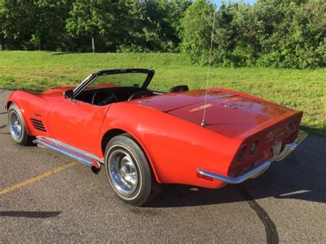 1970 Chevrolet Corvette Convertible Matching Numbers 454390 Hp 4 Speed