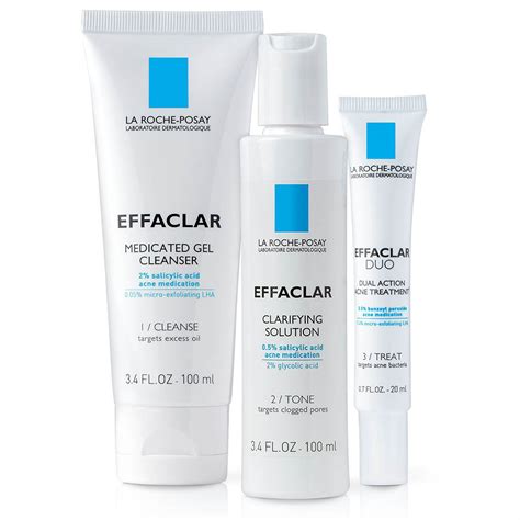 La Roche Posay Effaclar Dermatological Acne Treatment System Isza