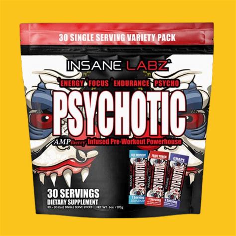 Psychotic 30 Sticks Serv Variety Bag Insane Labz