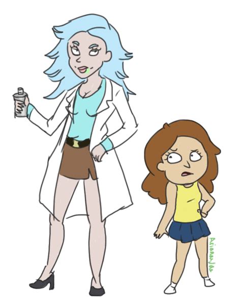 Rick And Morty Female Version By Ariannejae On Deviantart