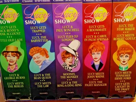 The Lucy Show Classic Tv 20 Episodes W 2 Shows On 10 Cassettes Vhs