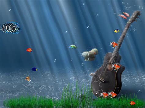 Download Ocean Adventure Aquarium Screensaver Animated Wallpaper