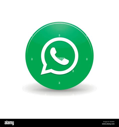 Whatsapp Messenger Icon Simple Style Stock Vector Image And Art Alamy