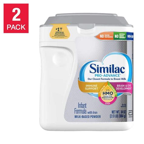 Similac Pro Advance Hmo Infant Formula 34 Oz 2 Count In 2020 Baby