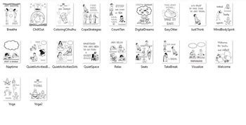 This differentiated set of 18 coloring pages includes 9 modified versions for special education. Calm Down Coloring Pages-Visuals for OLDER Students! by ...