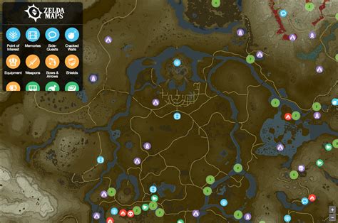 Fan Made Breath Of The Wild Interactive Map Aims To Be The Games Own