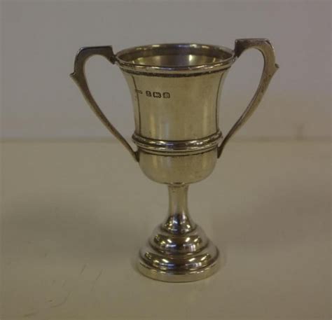 Birmingham 1935 Sterling Silver Trophy Cup Mugs Cups And Goblets Silver