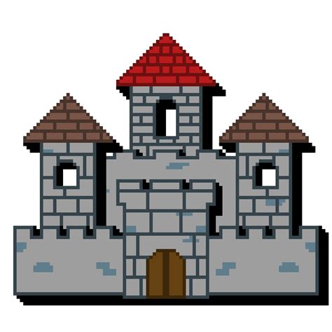 Pixilart Pixel Castle By Allkzn