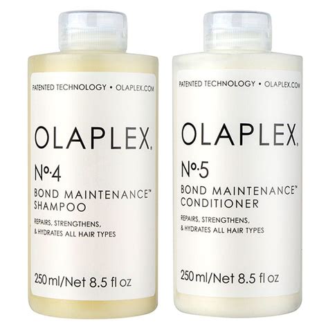 Olaplex No4 And No5 Shampoo Conditioner 250ml Helps To Heal Sulfur Bonds