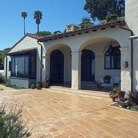 Spanish Colonial Retreat Malibu Hills Mediterranean House