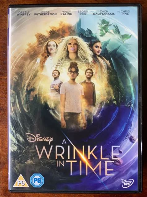 A Wrinkle In Time Dvd 2018 Disney Sci Fi Movie With Oprah Winfrey And