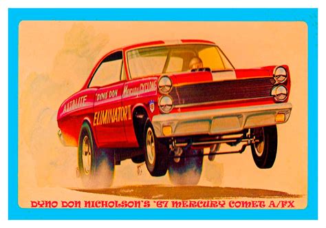 vintage reproduction racing poster dyno don nicholson mercury eliminator drag racing etsy