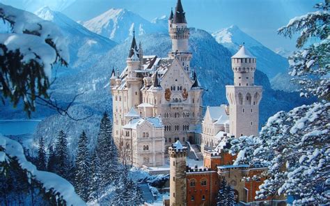 Download Building Castle Man Made Neuschwanstein Castle Hd Wallpaper
