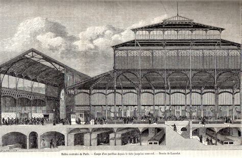 Les Halles Centrales Paris 1853 An Encyclopedia Of Architecture