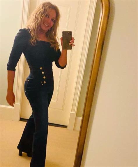 Carol Vorderman 61 Squeezes Curves Into Very Tight Jumpsuit As She