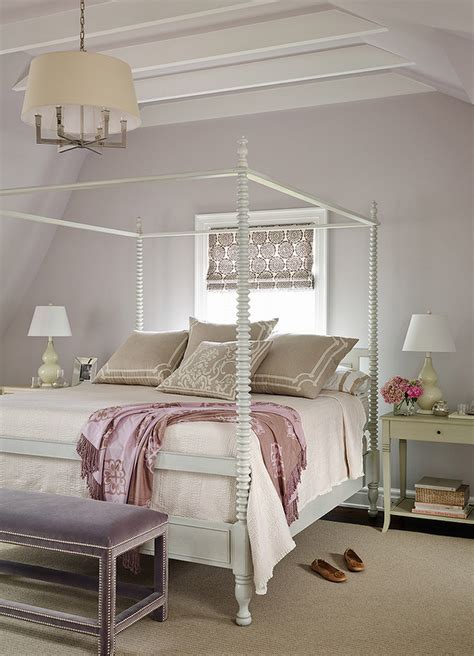 Gray And Purple Bedrooms Transitional Bedroom Andrew Howard