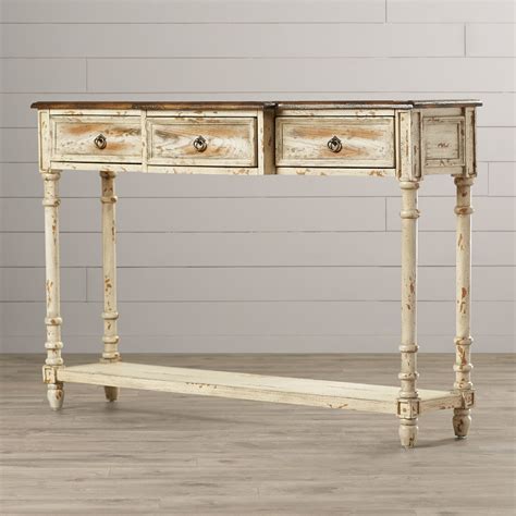 Eleanor 3 Drawer Console Table And Reviews Birch Lane