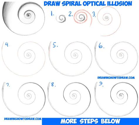 Free online step protocol converter. How to Draw Spiral Going Down Optical Illusion Easy Step by Step Drawing Tutorial for Beginners ...