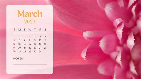 Download Get Ready For March 2023 Calendar Wallpaper