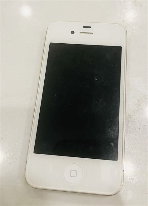 Apple Iphone 4 White 16gb Model A1349 Ebay