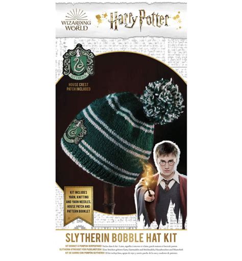 Harry Potter Wizarding World Collection Slytherin Bobble Hat Knitting