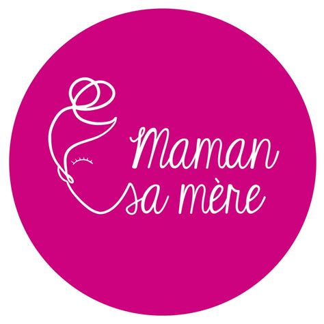 Logo Maman Sa Mère Lattrape Sourires Studio Graphique