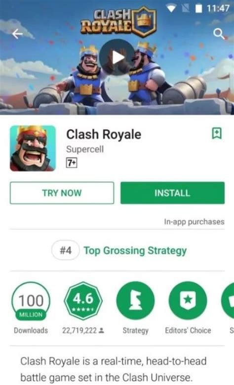 The display name and description for your game should match what you have set up for your game's play store listing. Google Play for Android - Download