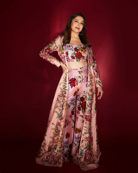 Madhuri Dixit Nenes Floral Anarkali Will Inspire Your Diwali Outfit