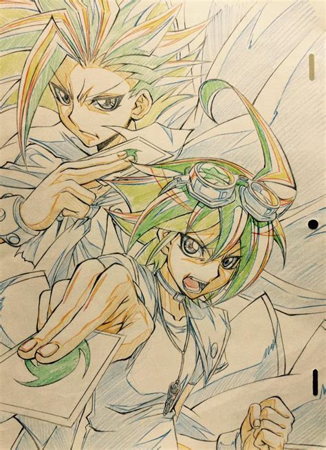 Sakaki Yuuya And Yuuto Yu Gi Oh And 1 More Drawn By Hiroki