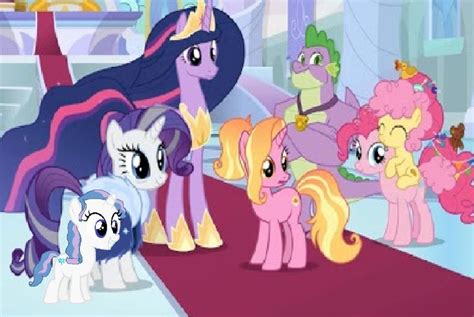 Many Ponies Are Lined Up On The Red Carpet