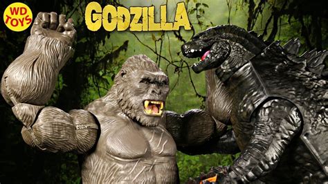 New Giant Godzilla Vs King Kong Skull Island Mega Figure