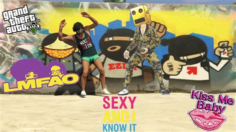 lmfao sexy and i know it official gta music video youtube