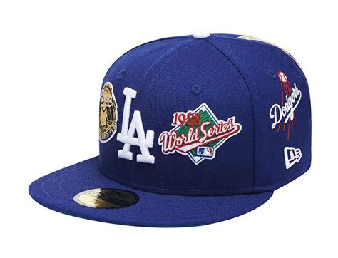 Los Angeles Dodgers Multi Logo 59fifty Fitted Baseball Cap By New Era X